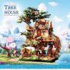 ZHEGAO 612010 NHÀ TRÊN CÂY bộ đồ chơi xếp lắp ráp ghép mô hình Creator TREEHOUSE Sáng Tạo 3196 khối