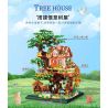 ZHEGAO 612010 NHÀ TRÊN CÂY bộ đồ chơi xếp lắp ráp ghép mô hình Creator TREEHOUSE Sáng Tạo 3196 khối
