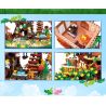ZHEGAO 612010 NHÀ TRÊN CÂY bộ đồ chơi xếp lắp ráp ghép mô hình Creator TREEHOUSE Sáng Tạo 3196 khối