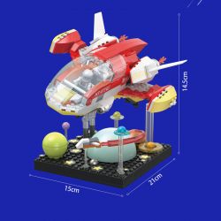 ZHEGAO HT1007 1007 TÀU CON THOI GIỮA CÁC VÌ SAO bộ đồ chơi xếp lắp ráp ghép mô hình INTERSTELLAR TRAVEL INTERPLANETARY SHUTTLE