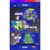 ZHEGAO HT1008 1008 TÀU CON THOI GIỮA CÁC VÌ SAO ĐĨA BAY bộ đồ chơi xếp lắp ráp ghép mô hình INTERSTELLAR TRAVEL FLYING SAUCER