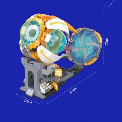 ZHEGAO HT1009 1009 TÀU CON THOI GIỮA CÁC VÌ SAO QUẢ BÓNG BAY bộ đồ chơi xếp lắp ráp ghép mô hình INTERSTELLAR TRAVEL FLYING SAUCER
