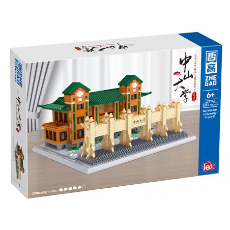 ZHEGAO LZ8264 8264 ĐẠI HỌC TRUNG SƠN bộ đồ chơi xếp lắp ráp ghép mô hình Creator Sáng Tạo 3523 khối