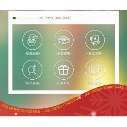 JAKI JK5155 5155 ĐÊM GIÁNG SINH TUYỆT VỜI bộ đồ chơi xếp lắp ráp ghép mô hình Creator AMAZING CHRISTMAS NIGHT Sáng Tạo