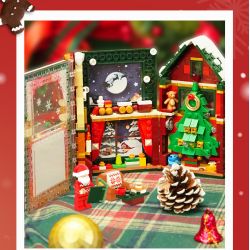 JAKI JK5155 5155 ĐÊM GIÁNG SINH TUYỆT VỜI bộ đồ chơi xếp lắp ráp ghép mô hình Creator AMAZING CHRISTMAS NIGHT Sáng Tạo