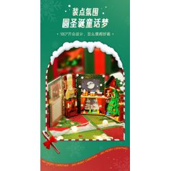 JAKI JK5155 5155 ĐÊM GIÁNG SINH TUYỆT VỜI bộ đồ chơi xếp lắp ráp ghép mô hình Creator AMAZING CHRISTMAS NIGHT Sáng Tạo