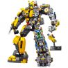 LW 7037 non  MECHA BUMBLEBEE bộ đồ chơi xếp lắp ráp ghép mô hình Movie & Game DEFNDER JUSTICE Phim Và Trò Chơi 1586 khối