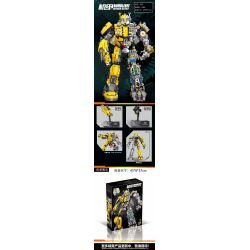 LW 7037 non  MECHA BUMBLEBEE bộ đồ chơi xếp lắp ráp ghép mô hình Movie & Game DEFNDER JUSTICE Phim Và Trò Chơi 1586 khối