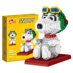 LEZI LN8105 8105 non  THÍ ĐIỂM RÌNH MÒ bộ đồ chơi xếp lắp ráp ghép mô hình Movie & Game SNOOPY Phim Và Trò Chơi 1463 khối