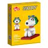 LEZI LN8105 8105 non  THÍ ĐIỂM RÌNH MÒ bộ đồ chơi xếp lắp ráp ghép mô hình Movie & Game SNOOPY Phim Và Trò Chơi 1463 khối