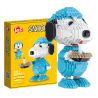 LEZI LN8104 8104 non  ĐỒ NGỦ SNOOPY bộ đồ chơi xếp lắp ráp ghép mô hình Movie & Game Phim Và Trò Chơi 1511 khối