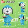 LEZI LN8104 8104 non  ĐỒ NGỦ SNOOPY bộ đồ chơi xếp lắp ráp ghép mô hình Movie & Game Phim Và Trò Chơi 1511 khối