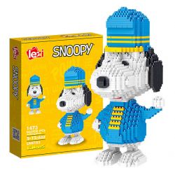 LEZI LN8103 8103 non  RÌNH MÒ bộ đồ chơi xếp lắp ráp ghép mô hình Movie & Game SNOOPY Phim Và Trò Chơi 1473 khối