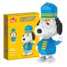 LEZI LN8103 8103 non  RÌNH MÒ bộ đồ chơi xếp lắp ráp ghép mô hình Movie & Game SNOOPY Phim Và Trò Chơi 1473 khối