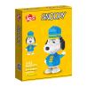 LEZI LN8103 8103 non  RÌNH MÒ bộ đồ chơi xếp lắp ráp ghép mô hình Movie & Game SNOOPY Phim Và Trò Chơi 1473 khối