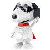 LEZI LN8100 8100 non  RÌNH MÒ bộ đồ chơi xếp lắp ráp ghép mô hình Movie & Game SNOOPY Phim Và Trò Chơi 1378 khối