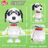 LEZI LN8100 8100 non  RÌNH MÒ bộ đồ chơi xếp lắp ráp ghép mô hình Movie & Game SNOOPY Phim Và Trò Chơi 1378 khối
