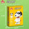 LEZI LN8100 8100 non  RÌNH MÒ bộ đồ chơi xếp lắp ráp ghép mô hình Movie & Game SNOOPY Phim Và Trò Chơi 1378 khối
