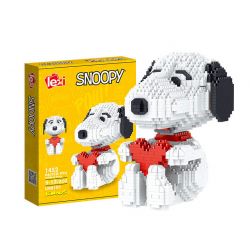 LEZI LN8101 8101 non  RÌNH MÒ bộ đồ chơi xếp lắp ráp ghép mô hình Movie & Game SNOOPY Phim Và Trò Chơi 1452 khối