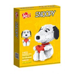 LEZI LN8101 8101 non  RÌNH MÒ bộ đồ chơi xếp lắp ráp ghép mô hình Movie & Game SNOOPY Phim Và Trò Chơi 1452 khối
