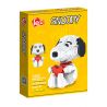 LEZI LN8101 8101 non  RÌNH MÒ bộ đồ chơi xếp lắp ráp ghép mô hình Movie & Game SNOOPY Phim Và Trò Chơi 1452 khối