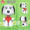 LEZI LN8101 8101 non  RÌNH MÒ bộ đồ chơi xếp lắp ráp ghép mô hình Movie & Game SNOOPY Phim Và Trò Chơi 1452 khối