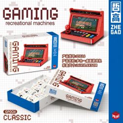 LIN07 01026 non  BẢNG ĐIỀU KHIỂN TRÒ CHƠI MÁY TÍNH ĐỂ BÀN TẤT CẢ TRONG MỘT bộ đồ chơi xếp lắp ráp ghép mô hình GAMING 666 khối