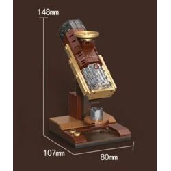 Decool 16804 Jisi 16804 non  MÁY MÀI KẾT HỢP HOÀNG HÔN LA MÃ bộ đồ chơi xếp lắp ráp ghép mô hình 198 khối