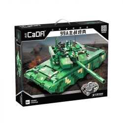 CADA DOUBLEE C82001 82001 non  XE TĂNG CHIẾN ĐẤU CHỦ LỰC 99A tỷ lệ 1:25 bộ đồ chơi xếp lắp ráp ghép mô hình Military Army TYPE 99A MAIN BATTLE TANK Quân Sự Bộ Đội 1707 khối