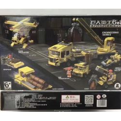 82001 non  CÔNG NGHIỆP NẶNG KHỔNG LỒ 6IN1 bộ đồ chơi xếp lắp ráp ghép mô hình Creator ENGINEERING Sáng Tạo 683 khối