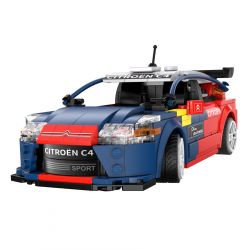CADA DOUBLEE C51078 51078 non  XE ĐUA CITROEN WRC2008 tỷ lệ 1:20 bộ đồ chơi xếp lắp ráp ghép mô hình  2008 CITROEN C4 WRC Kỹ Thuật Công Nghệ Cao Mô Hình Phương Tiện 329 khối