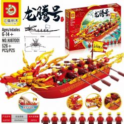 HJLEPIN HJ87001 87001 non  RỒNG bộ đồ chơi xếp lắp ráp ghép mô hình Creator Sáng Tạo 526 khối