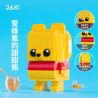 JAKI JK2155 2155 non  GẤU NGỌT NGÀO YÊU MẬT ONG bộ đồ chơi xếp lắp ráp ghép mô hình THE BEAR WHO LOVES BEES 355 khối