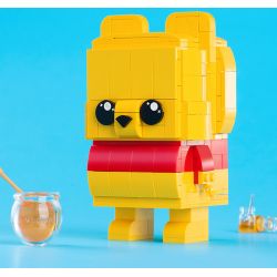 JAKI JK2155 2155 non  GẤU NGỌT NGÀO YÊU MẬT ONG bộ đồ chơi xếp lắp ráp ghép mô hình THE BEAR WHO LOVES BEES 355 khối