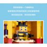 JAKI JK2155 2155 non  GẤU NGỌT NGÀO YÊU MẬT ONG bộ đồ chơi xếp lắp ráp ghép mô hình THE BEAR WHO LOVES BEES 355 khối