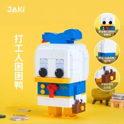 JAKI JK2153 2153 non  VỊT BUỒN NGỦ TẠI NƠI LÀM VIỆC bộ đồ chơi xếp lắp ráp ghép mô hình THE DUCK IN A DAYDREAM 412 khối