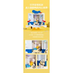 JAKI JK2153 2153 non  VỊT BUỒN NGỦ TẠI NƠI LÀM VIỆC bộ đồ chơi xếp lắp ráp ghép mô hình THE DUCK IN A DAYDREAM 412 khối