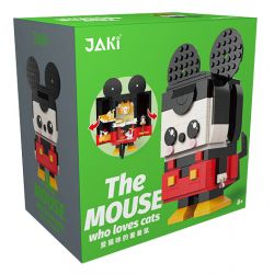 JAKI JK2151 2151 non  SHYMOUSE YÊU MÈO bộ đồ chơi xếp lắp ráp ghép mô hình THE MOUSE WHO LOVES CATS