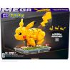 MEGA BLOKS HGC23 non  PIKACHU NĂNG ĐỘNG bộ đồ chơi xếp lắp ráp ghép mô hình Pokémon POKEMON MOTION PIKACHU 1095 khối