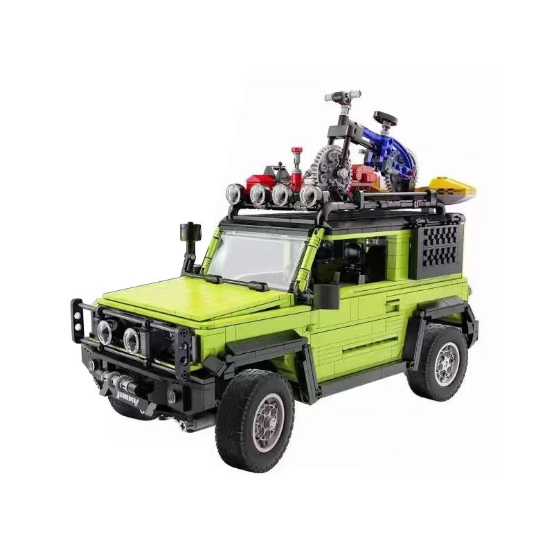 CADA DOUBLEE C62001 62001 non  DU LỊCH ĐÃ SỬA ĐỔI JIMNY SUV 1:12 tỷ lệ 1:12 bộ đồ chơi xếp lắp ráp ghép mô hình  SUZUKI JIMMY Kỹ Thuật Công Nghệ Cao Mô Hình Phương Tiện 1803 khối