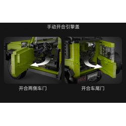 CADA DOUBLEE C62001 62001 non  DU LỊCH ĐÃ SỬA ĐỔI JIMNY SUV 1:12 tỷ lệ 1:12 bộ đồ chơi xếp lắp ráp ghép mô hình  SUZUKI JIMMY Kỹ Thuật Công Nghệ Cao Mô Hình Phương Tiện 1803 khối