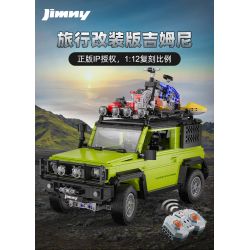 CADA DOUBLEE C62001 62001 non  DU LỊCH ĐÃ SỬA ĐỔI JIMNY SUV 1:12 tỷ lệ 1:12 bộ đồ chơi xếp lắp ráp ghép mô hình  SUZUKI JIMMY Kỹ Thuật Công Nghệ Cao Mô Hình Phương Tiện 1803 khối