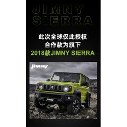 CADA DOUBLEE C62001 62001 non  DU LỊCH ĐÃ SỬA ĐỔI JIMNY SUV 1:12 tỷ lệ 1:12 bộ đồ chơi xếp lắp ráp ghép mô hình  SUZUKI JIMMY Kỹ Thuật Công Nghệ Cao Mô Hình Phương Tiện 1803 khối