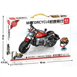 MINGDI 8151 non  TÊN LỬA bộ đồ chơi xếp lắp ráp ghép mô hình  MOTORCYCLE Kỹ Thuật Công Nghệ Cao Mô Hình Phương Tiện 428 khối