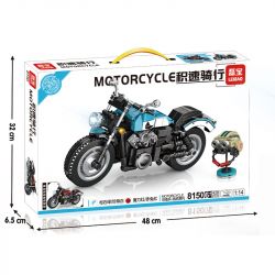 MINGDI 8150 non  TRINH SÁT bộ đồ chơi xếp lắp ráp ghép mô hình  MOTORCYCLE Kỹ Thuật Công Nghệ Cao Mô Hình Phương Tiện 428 khối