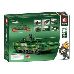 SEMBO 705994 non  05 XE CHIẾN ĐẤU BỘ BINH LỘI NƯỚC bộ đồ chơi xếp lắp ráp ghép mô hình Military Army 05 AMPHIBIOUS INFANTRY FIGHTING VEHICLE Quân Sự Bộ Đội 952 khối