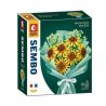 SEMBO 601222 non  NẮNG GIỮA HÈ bộ đồ chơi xếp lắp ráp ghép mô hình Flowers BLOCK FLORIST Hoa 1050 khối
