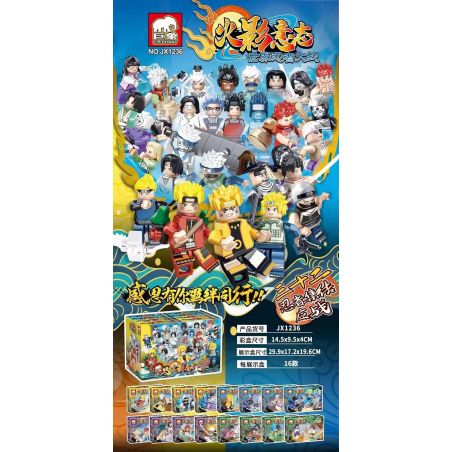 ELEPHANT JX1236 1236 non  NARUTO SẼ ĐẠI CHIẾN THẾ GIỚI NINJA bộ đồ chơi xếp lắp ráp ghép mô hình Movie & Game Phim Và Trò Chơi