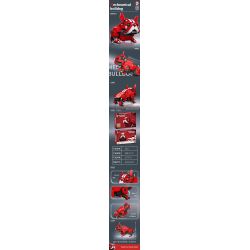 DK 5003 non  CƠ KHÍ bộ đồ chơi xếp lắp ráp ghép mô hình Creator MECHANICAL BULLDOG Sáng Tạo 1675 khối