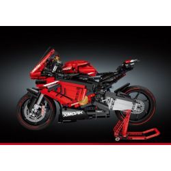 MorkModel 028001 Mork Model 028001 non  DUCATI V4S 1:5 tỷ lệ 1:5 bộ đồ chơi xếp lắp ráp ghép mô hình  DUCAYI V4S Kỹ Thuật Công Nghệ Cao Mô Hình Phương Tiện 2008 khối
